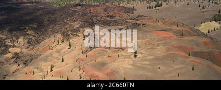 Gemalte Dünen im Lassen National Forest Stockfoto