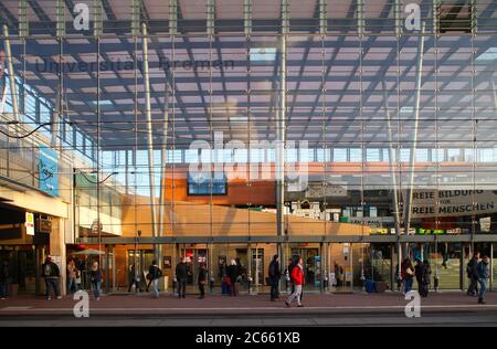 Glashalle, Studentenhaus, Universitätsgebäude, Universität, Bremen, Deutschland, Europa Stockfoto