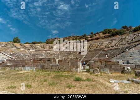 Amphitheater Halikarnassos, Bodrum, Mugla, Türkei Stockfoto