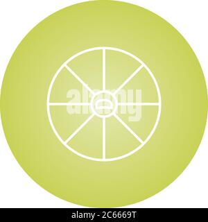 Symbol Für Die Einzigartige Apple Pie Vector Line Stock Vektor
