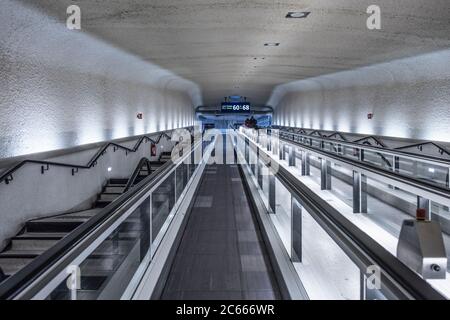 Metrostation in Paris, Frankreich Stockfoto