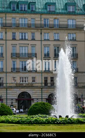 Hotel Kempinski Adlon Berlin, Berlin, Deutschland Stockfoto