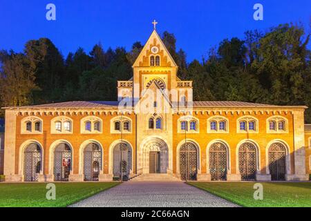 Alte Salzwerke in Bad Reichenhall, Berchtesgadener Land, Oberbayern, Bayern, Süddeutschland, Deutschland, Europa Stockfoto