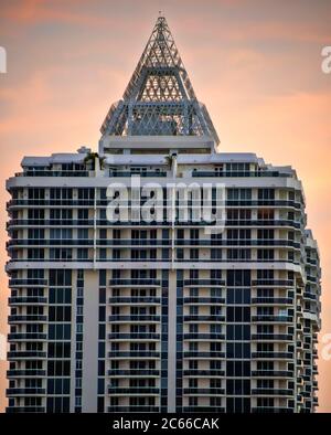 Moderne Art-Deco-Architektur in South Beach, Miami, Florida Stockfoto