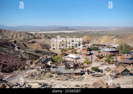 Calico Geisterstadt, Geisterstadt in Kalifornien, USA Stockfoto