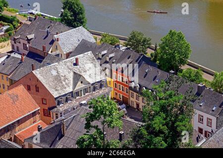 Staden Niederstadt, Saarburg an der Saar, Rheinland-Pfalz Stockfoto