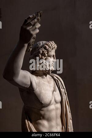 Statue im Museo di Roma auf der Piazza Navona, Rom Stockfoto