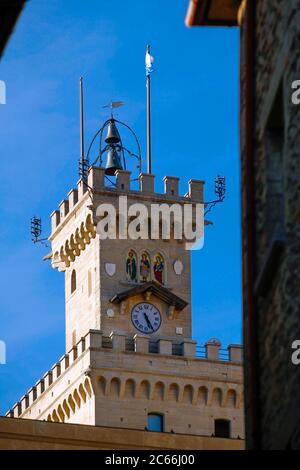 Republik San Marino Porta del Loco Regierungsgebäude Stockfoto