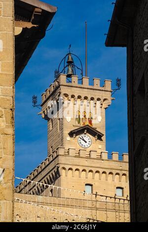 Republik San Marino Porta del Loco Regierungsgebäude Stockfoto