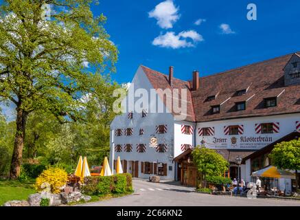 Brauerei, Kloster Irsee, Allgäu, Bayern, Deutschland, Europa Stockfoto