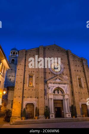 Kathedrale Santa Maria Annunziata in Salo am Gardasee, Lago di Garda, Lombardei, Italien, Europa Stockfoto