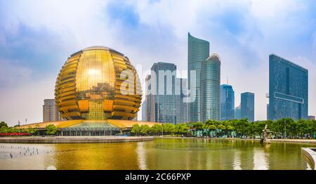 China, Hangzhou, jianggan Bezirk, qianjiang neue Stadt, Intercontinental Hotel, Stockfoto
