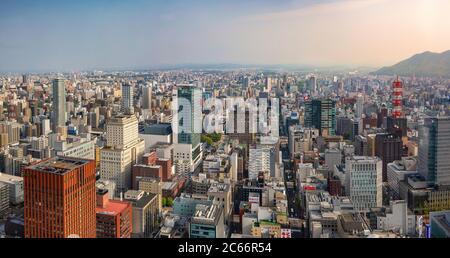 Japan, Hokkaido, Sapporo City Panorama Stockfoto