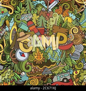 Cartoon niedlichen Kritzeleien handgezeichnete Illustration. Stock Vektor