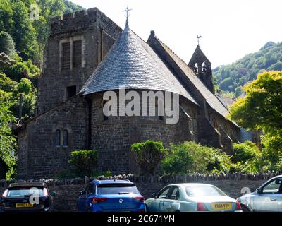 St. John the Baptist Church, Lynmouth, Devon, Großbritannien Stockfoto