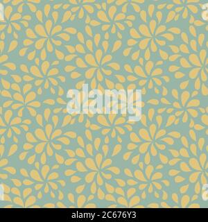 Floral Vektor nahtlose Muster-Design für Tapeten, Textilien, Stoffe, Fliesen, Geschenkpapier, Oberfläche, Wohnkultur etc. Stock Vektor