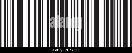 Barcode-Vektor-Symbol. Barcode für Webdesign. Isolierte Abbildung . Stock Vektor