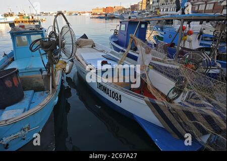 Anzio , Rom Italien: Hafen, Fischerhafen. © Andrea Sabbadini Stockfoto