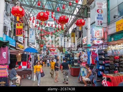 Petaling Street (Jalan Petaling), Chinatown, Kuala Lumpur, Malaysia Stockfoto