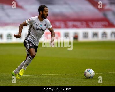 City Ground, Nottinghamshire, Midlands, Großbritannien. Juli 2020. English Championship Football, Nottingham Forest versus Fulham; Denis Odoi of Fulham Credit: Action Plus Sports/Alamy Live News Stockfoto