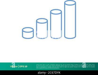 Datenspeicher Essential Icon Vektor Logo Vorlage Illustration Design. Editierbarer Vektor EPS 10. Stock Vektor