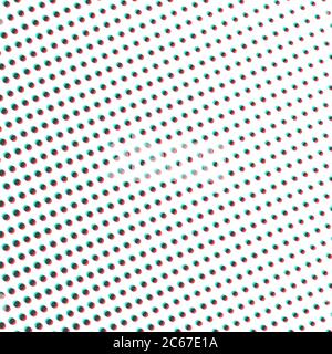 Glitch Punkte Halbton Geometrie Hintergrund oder Muster. Stock Vektor