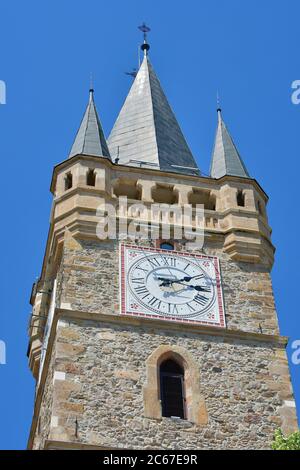 St. Stephen Tower (Turnul St. Stefan), Baia Mare, Nagybánya, Maramures Region, Rumänien, Szent István-torony Stockfoto