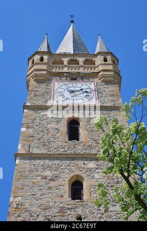 St. Stephen Tower (Turnul St. Stefan), Baia Mare, Nagybánya, Maramures Region, Rumänien, Szent István-torony Stockfoto