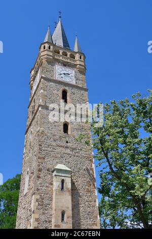 St. Stephen Tower (Turnul St. Stefan), Baia Mare, Nagybánya, Maramures Region, Rumänien, Szent István-torony Stockfoto