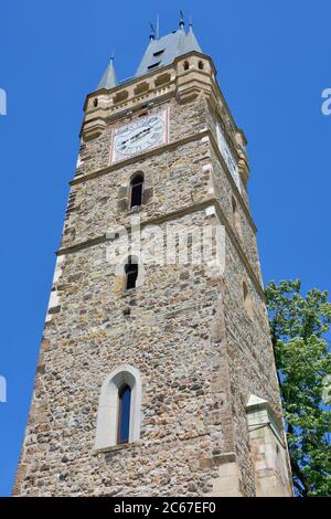 St. Stephen Tower (Turnul St. Stefan), Baia Mare, Nagybánya, Maramures Region, Rumänien, Szent István-torony Stockfoto