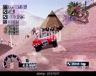 Rally Cross – Sony PlayStation 1 PS1 PSX – nur für redaktionelle Zwecke Stockfoto