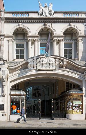 Burlington Arcade in London Stockfoto