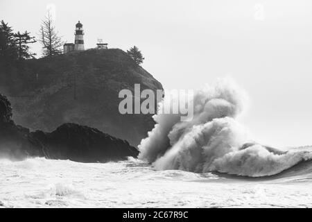 Malerische Aussicht auf die Küste, das Kap der Enttäuschung, Oregon, USA Stockfoto