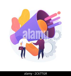 Relationship Marketing abstrakte Konzept Vektor Illustration. Stock Vektor