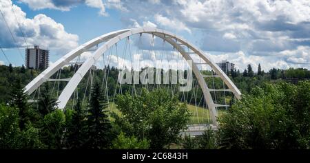 Walter Dale Bridge Edmonton Alberta Stockfoto