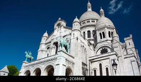 Basilique du Sacre Coeur, Montmartre, Paris, Frankreich Stockfoto