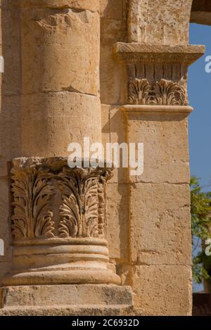 Asien, Naher Osten, Jordanien, Jerash Archeological City, South Gate Stockfoto