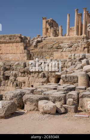 Asien, Naher Osten, Jordanien, Jerash Archeological City Stockfoto