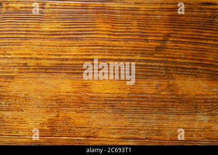 Holzstruktur Hintergrund alte Platten. Orange braune Farbe. Stockfoto