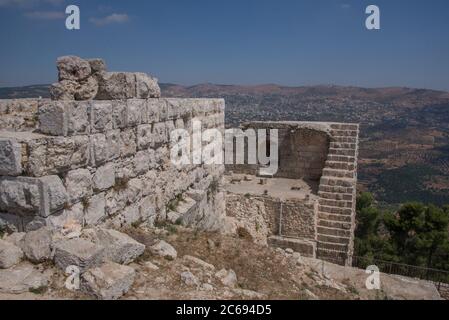 Asien, Naher Osten, Jordanien, Schloss Ajloun Stockfoto