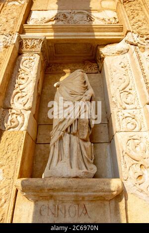 Ephesus ist eines der ältesten Gebiete der Welt. Stadt wurde um B.C. 10000 durch amazonasfrauen verursacht. Stockfoto