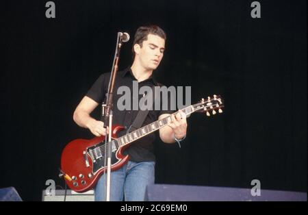 Sterophonics beim Glastonbury Festival 1998, Worthy Farm , Pilton, Somerset, England, Vereinigtes Königreich. Stockfoto