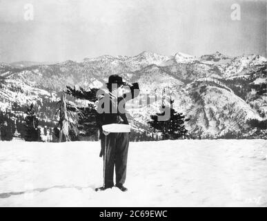 CHARLIE CHAPLIN im GOLDRAUSCH 1925 Regisseur / Schriftsteller CHARLES CHAPLIN Charles Chaplin Productions / United Artists Stockfoto