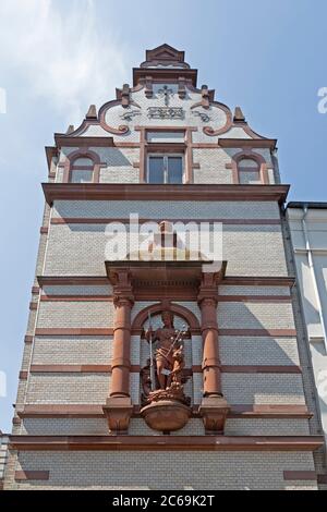 Hauptpostamt, Schwerin, Mecklenburg-Vorpommern, Deutschland Stockfoto