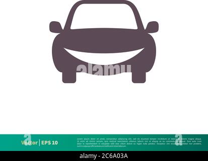 Auto Transport Symbol Vektor Logo Vorlage Illustration Design. Editierbarer Vektor EPS 10. Stock Vektor