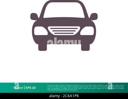 Auto Transport Symbol Vektor Logo Vorlage Illustration Design. Editierbarer Vektor EPS 10. Stock Vektor