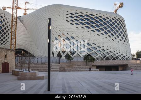 Baustelle des Kaufhauses North Souks, entworfen von Zaha Hadid, im Einkaufsviertel Beirut Souks in Beirut, Libanon Stockfoto