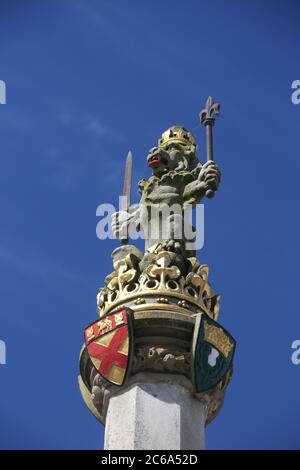 Schottland, Irvine, 07. Juli 2020 Mercat Cross, Irvine Town House Credit : Alister Firth Stockfoto