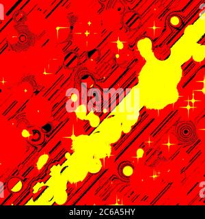 Abstrakter Hintergrund rot und gelb. Schön gestaltete Hintergrund. Stockfoto