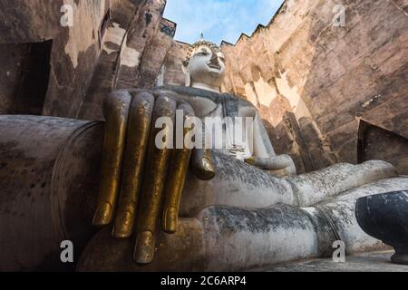 Wat Si Chum, Sukhothai, Thailand Stockfoto